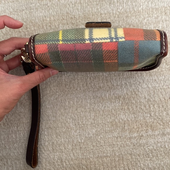 Dooney and Bourke Plaid Wristlet - Picture 6 of 9